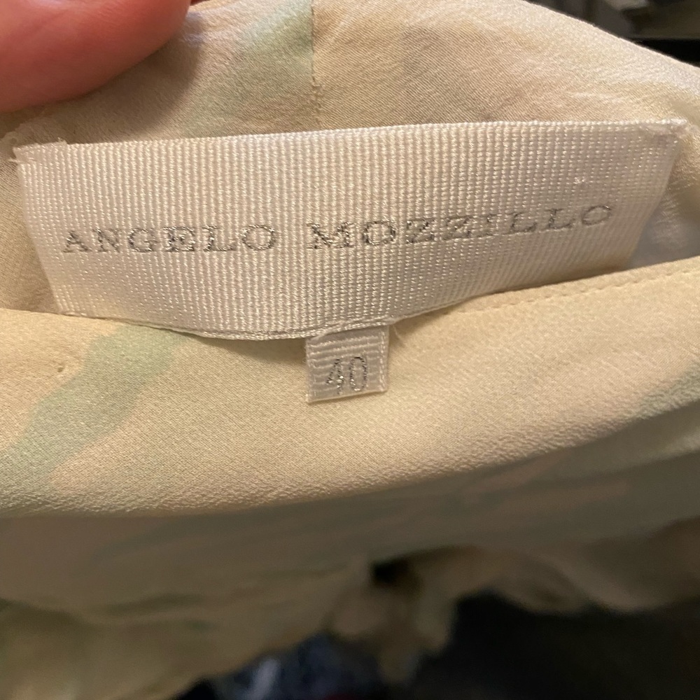 Angelo Mozzillo silk long skirt